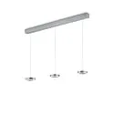 pendant luminaire DAJA-3 adjustable, controllable with gestures IP20, nickel matt dimmable