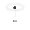 Luminaria colgante SIDRA-1 Arriba-Abajo, ajustable, controlable con gestos IP20, negro regulable
