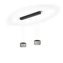 pendant luminaire SIDRA-2 up / down, adjustable, controllable with gestures IP20, black dimmable