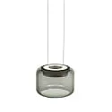 Knapstein Luminaria colgante SIDRA-2 Arriba-Abajo, ajustable, controlable con gestos IP20, negro regulable