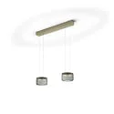 pendant luminaire SIDRA-2 up / down, adjustable, controllable with gestures IP20, bronze dimmable