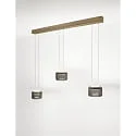 Luminaria colgante SIDRA-3 Arriba-Abajo, ajustable, controlable con gestos IP20, color bronce regulable