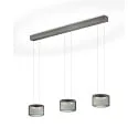 pendant luminaire SIDRA-3 up / down, adjustable, controllable with gestures IP20, anthracite dimmable