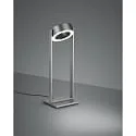 Knapstein table lamp WEGA-T up / down, swivelling, rotatable, controllable with gestures IP20, anthracite dimmable