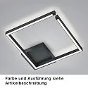ceiling luminaire YOKO-Q, nickel matt