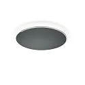ceiling luminaire ASTRA-C-60 round, Casambi IP20, nickel matt, black dimmable