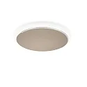 ceiling luminaire ASTRA-C-60 round, Casambi IP20, nickel matt, sand coloured dimmable
