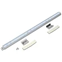 Barra luminosa IP20, aluminio, transparente regulable 6W 455lm 5000K extrem breitstrahlend >80° extrem breitstrahlend >80° CRI