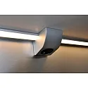 LED under-cabinet luminaire LED ModuLite F, IP20, 230V HVLCS, CRi>90, 30cm, with switch, 5W 3000K 475lm 120°, anodised alu