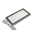 Flat LED under-cabinet luminaire Dynamic LED SKY, IP20, 6W 2700-5000K 255lm 110°, inox look