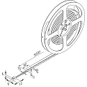 Tira LED LED TAPE F con enchufe regulable 500cm, 40W 2700K 120° CRI 80-89