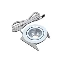 Luminaria empotrable DYNAMIC SR 68-LED redondo, giratorio, para estación de trabajo VDU, Tunable White, UGR < 19 IP44