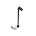 Luminaria de diseño MONO SPOT de 1 llama, grande, ajustable IP20, negro mate regulable