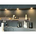 Luminaria empotrable FAQ 58 - LED-24 angular IP44/IP20, acero cepillado regulable 3W 225lm 3000K 115° 115° CRI > 93