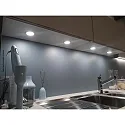 Hera Recessed LED area light luminaire FAR 68-LED, IP44, round, LED24 connection, CRi>90, 3000K 270lm 110°, black