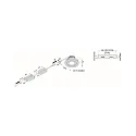 Hera Luminaria empotrable ECO SR 68 giratorio, juego de 1 IP20, blanco regulable 6,5W 750lm 4000K 24° 24° CRI 80