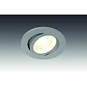 Luminaria empotrable ECO SR 68 giratorio, juego de 1 IP20, cromado mate regulable 6,5W 750lm 3000K 24° 24° CRI 80