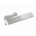 Luminaria de subestructura S-PAD F plano, con enchufe IP20, aluminio eloxado regulable 3W 270lm 3000K 115° 115° CRI >90 20cm