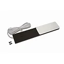 Luminaria de subestructura S-PAD F plano, con enchufe IP20, negro regulable 3W 270lm 3000K 115° 115° CRI >90 20cm