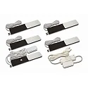 Luminaria de subestructura S-PAD F incl. conductor, juego de 5, con regulador táctil IP20
