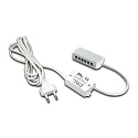 Transformer LED 24/5W Mains connection cable 200cm, with Europlug, 12-fold distributor