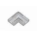 corner connector CORNER CLIP 90° - FOR 8MM LED STRIPS, transparent