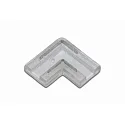 Conector de esquina CORNER CLIP 90° - FOR 10MM LED STRIPS, transparente