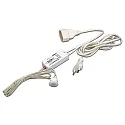 Sensores de movimiento SENSOR PIR 1 con enchufe, blanco mate