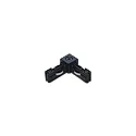 Conector de esquina 24V LED TRACK, negro