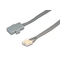 Alimentador central para 24V FLAT TRACK, gris