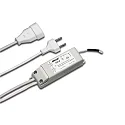 Touch-switch 400W EBS 4 D with 100cm Euro plug + 30cm, Euro coupling, without sensor line