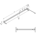 Hera Luminaria de subestructura IP20, aluminio, ópalo 2