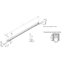 Hera Luminaria de superficie LED PIPE redondo, giratorio IP20, aluminio, ópalo regulable