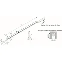 Hera Luminaria de superficie LED PIPE F redondo, giratorio IP20, aluminio, ópalo regulable