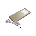 Luminaria de subestructura DYNAMIC LED SLIM-PAD F plano, Tunable White IP20, acero inoxidable