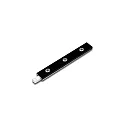 LED lightbar LED 2-Link PIXEL, 3 lenses, for LED 2-Link profiles, LED24 connection, CRi>95, 3x 1.2W 3000K 57lm 35°, black