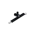 Proyector de raíl LED 2-LINK SPOT de 1 llama, giratorio IP20, mate, satinado, negro regulable