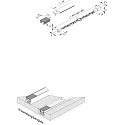 Hera Barra luminosa LED 2-LINK FLOOD medio IP20, ópalo, negro regulable 10,4W 565lm 4000K CRI 90-100 60cm