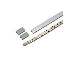 Barra luminosa LED 2-LINK FLOOD grande IP20, aluminio, ópalo regulable 16,1W 845lm 4000K CRI 90-100 90cm