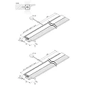 Hera Luminaria para muebles Arriba-Abajo IP20, acero inoxidable, ópalo regulable