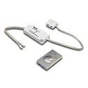 24V Dynamic radio controller 75W with 12-fold distributor, inox look