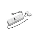 24V Dynamic DALI controller 75W with 4-fold distributor, black