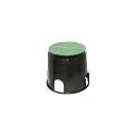 Carcasa empotrable 4 veces, negro