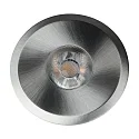 HEITRONIC Foco AUSTIN redondo, rígido IP20, aluminio cepillado 