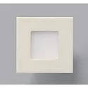 Luminaria de pared empotrable NIZZA pequeño, angular IP20, blanco 