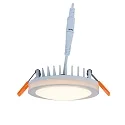Luz downlight AURORA versión incorporada, incl. conductor, radiación lateral IP20, blanco 