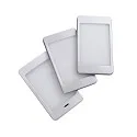 HEITRONIC Luminaria de subestructura SASKIA plano, con sensor, juego de 3, regulable IP20, plata regulable 18W 789lm 3000K CRI 80 19.2cm