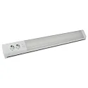 Cabinet luminaire BONN, LED, warm white, with 2 sockets, 15W