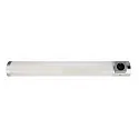 HEITRONIC LED Cabinet luminaire DETMOLD 677mm, 8W, 120°, 3000K, 450lm, IP20, not dimmable, silver / glass opal