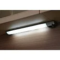 HEITRONIC LED Cabinet luminaire DETMOLD 677mm, 8W, 120°, 3000K, 450lm, IP20, not dimmable, silver / glass opal